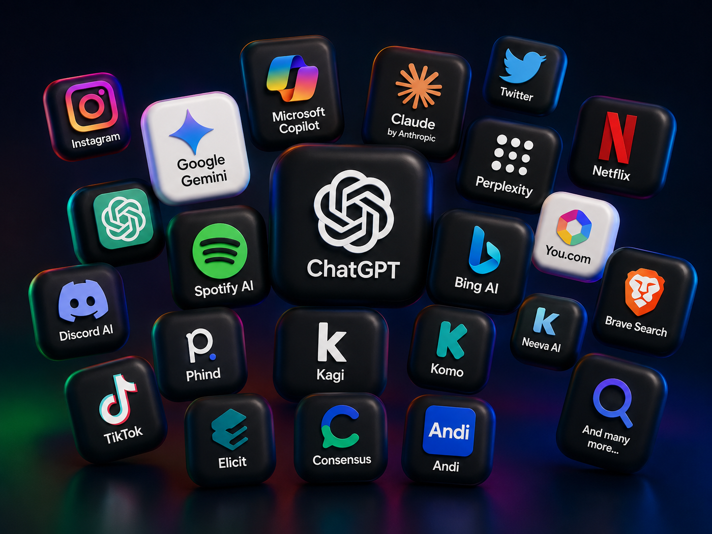 AI search engines including ChatGPT, Claude, Perplexity